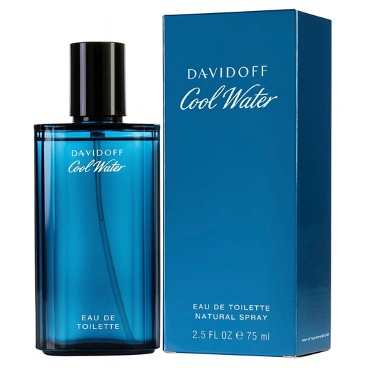 Authentic Davidoff Cool Water Eau de Toilette - 2.5 oz (75mL)