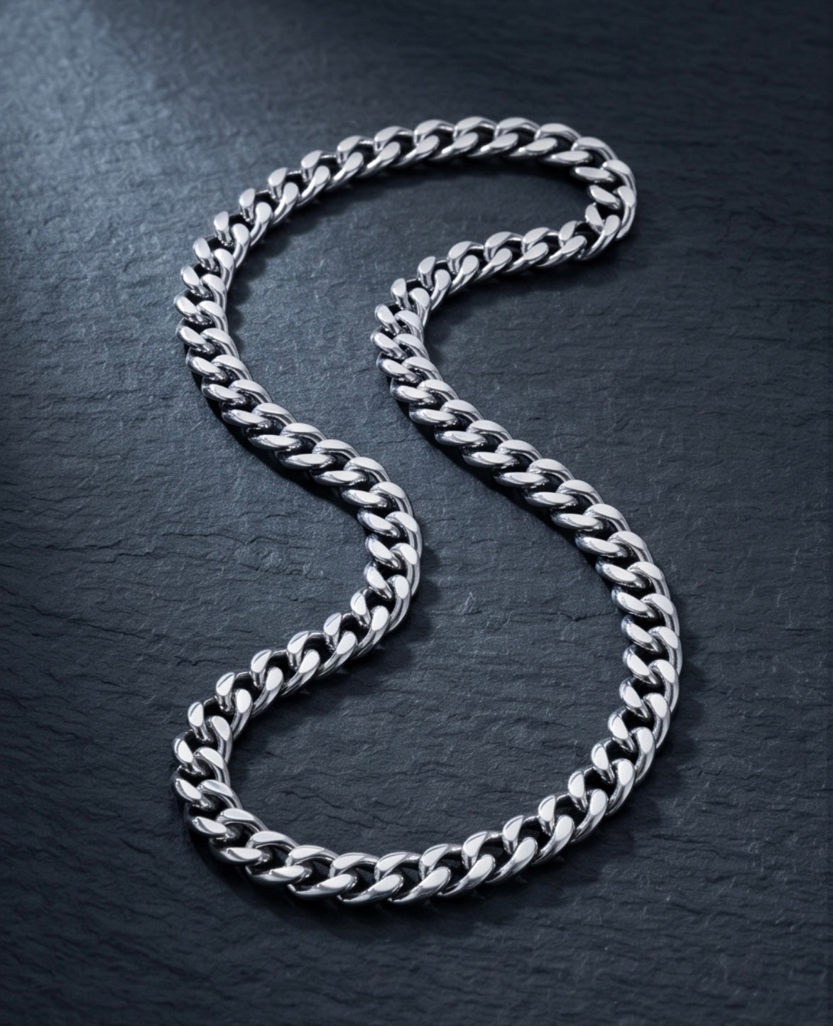 Midnight Sterling Chain - Midnight Eclipse