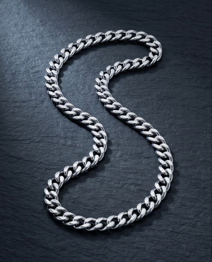 Midnight Sterling Chain - Midnight Eclipse