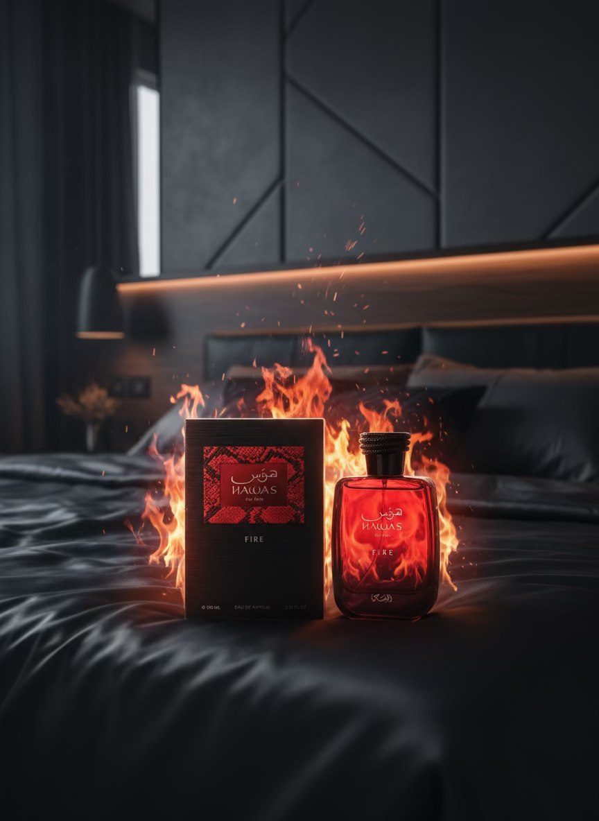 Authentic Hawas Fire: Eau de Parfum by Rasasi (100ml)