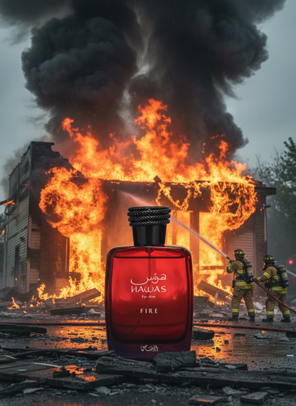 Authentic Hawas Fire: Eau de Parfum by Rasasi (100ml)