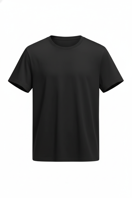 Essential Black/White Tee - Midnight Eclipse