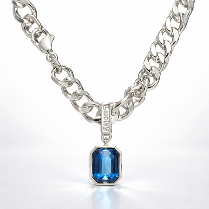 Midnight Ocean Whisper Necklace - Midnight Eclipse