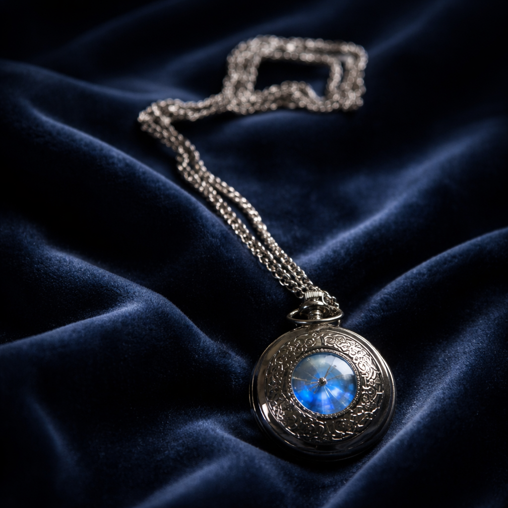 Midnight Starry Ocean Pocket watch - Midnight Eclipse