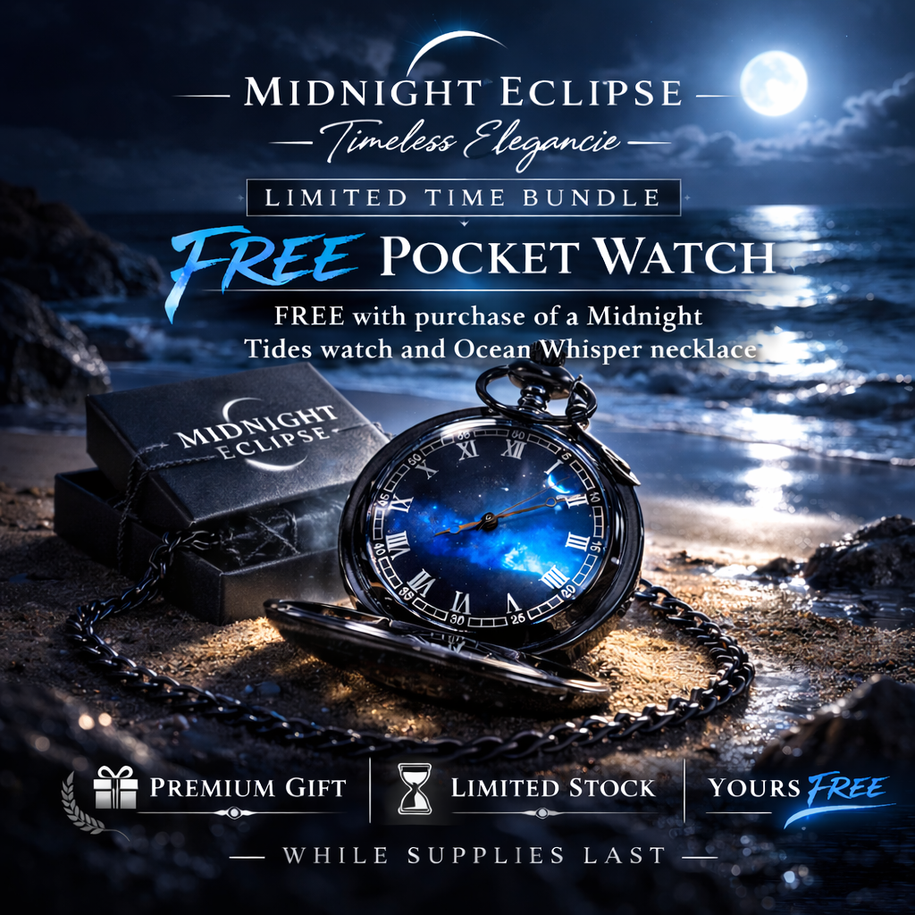 Midnight Starry Ocean Pocket watch - Midnight Eclipse