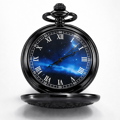 Midnight Starry Ocean Pocket watch - Midnight Eclipse