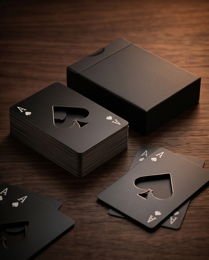 Midnight Spade - Premium Stainless Steel Bottle Opener - Midnight Eclipse