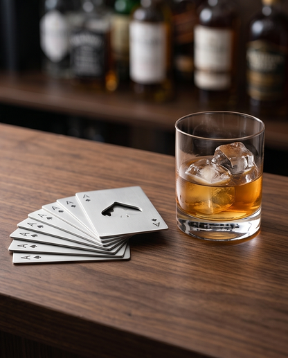 Midnight Spade - Premium Stainless Steel Bottle Opener - Midnight Eclipse